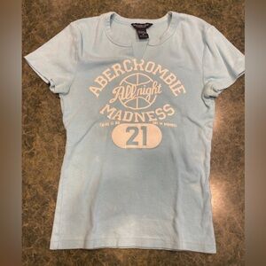 Vintage Abercrombie All Night Madness glitter tee